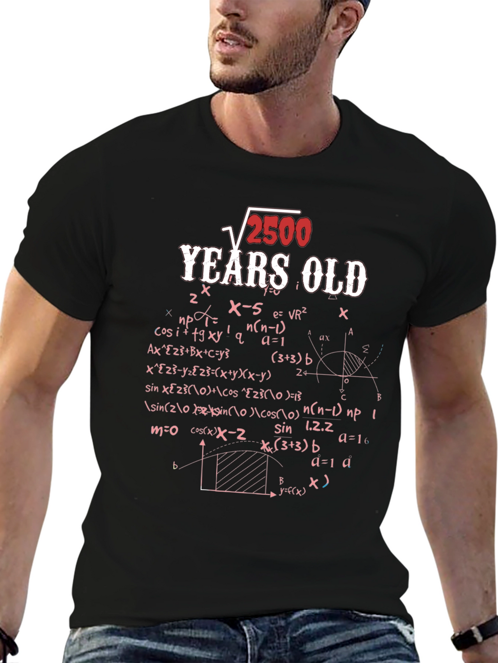 50th Birthday Math Formula T-Shirt - Funny Gift