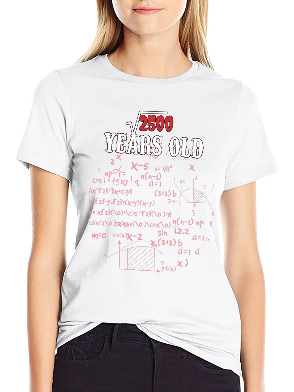 50th Birthday Math Formula T-Shirt - Funny Gift