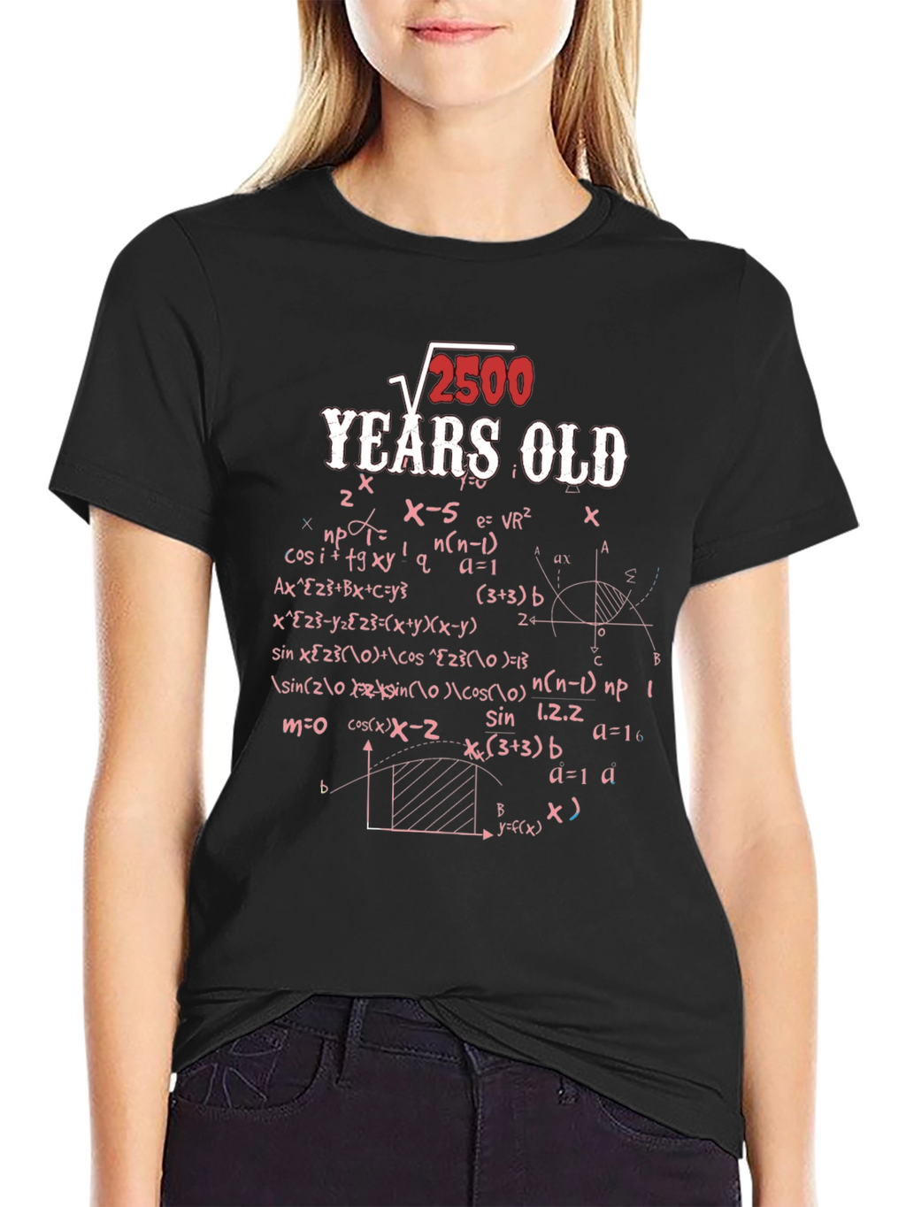 50th Birthday Math Formula T-Shirt - Funny Gift