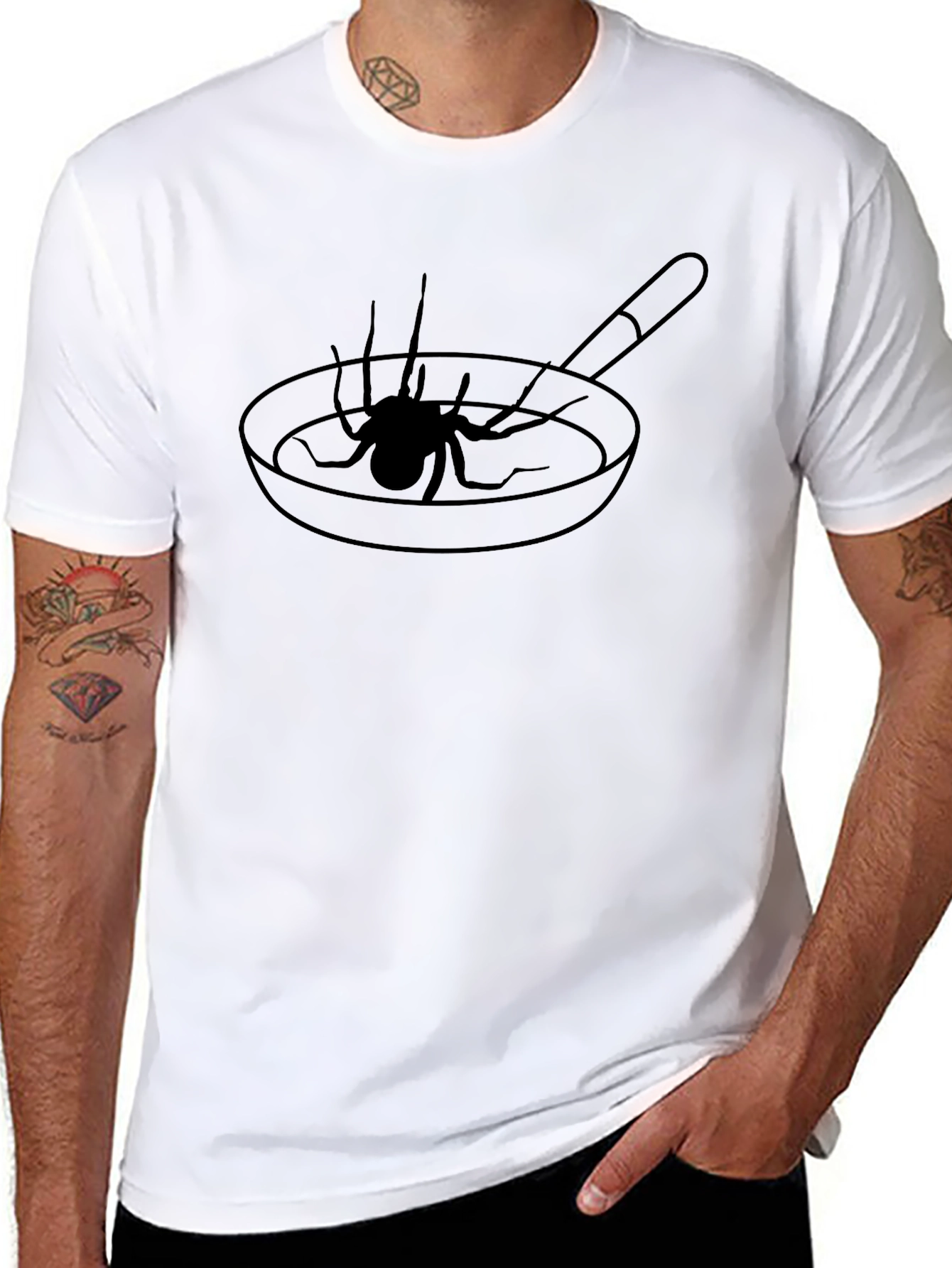 Spider Pan T-Shirt - Unique Graphic Tee