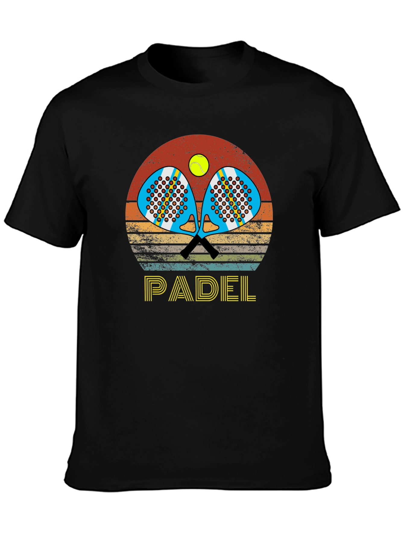 Retro Padel T-Shirt: Vintage Sportswear