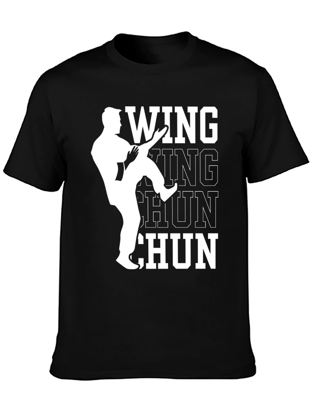 Wing Chun Martial Arts Black T-Shirt