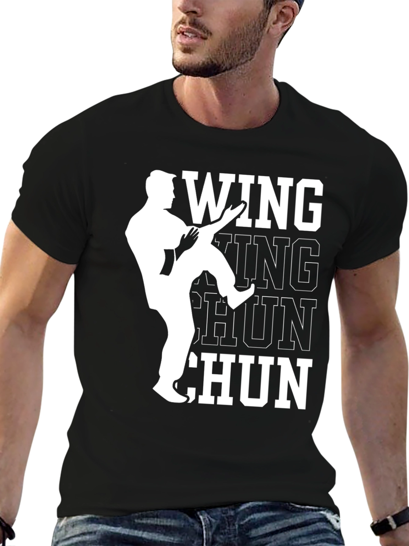 Wing Chun Martial Arts Black T-Shirt