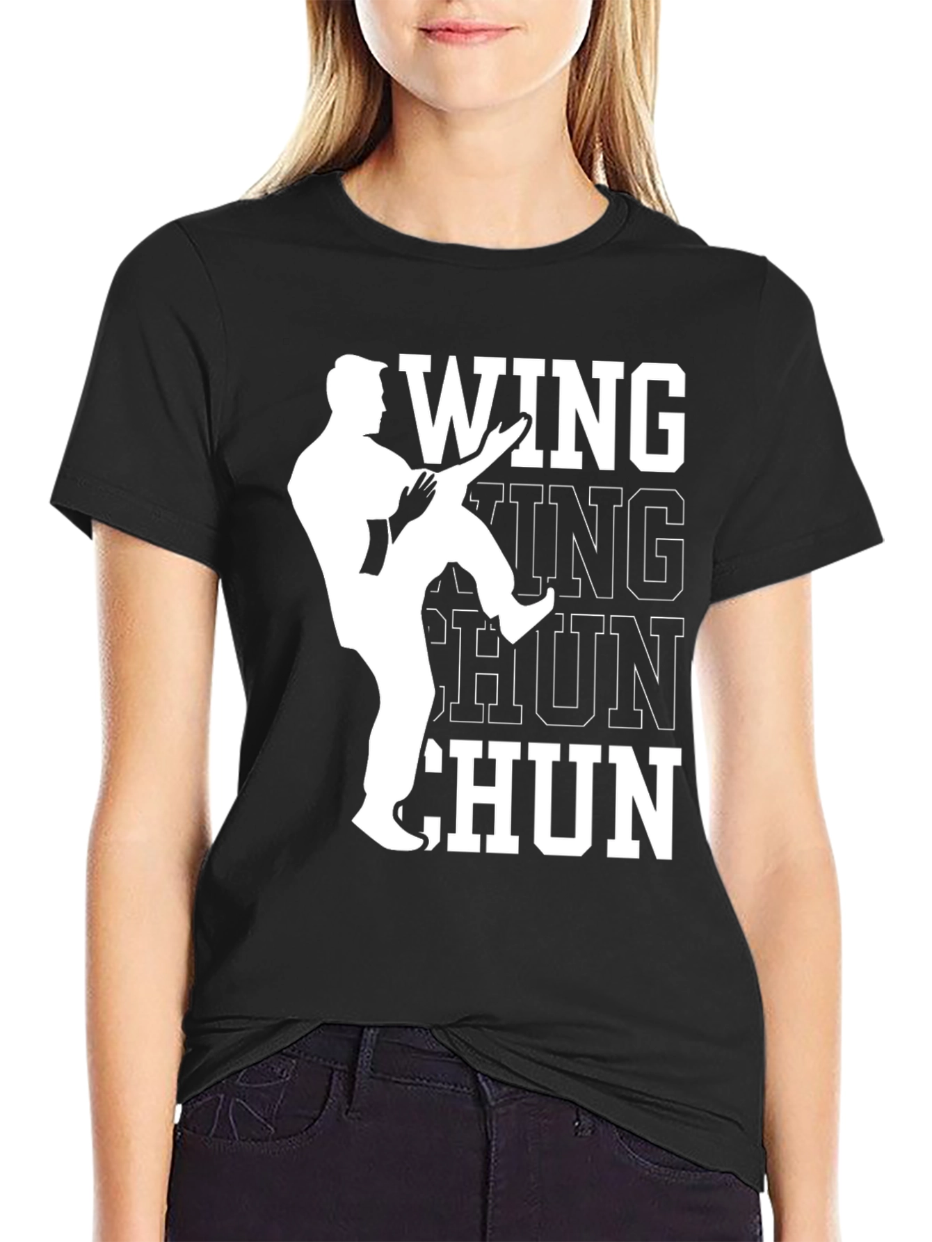 Wing Chun Martial Arts Black T-Shirt