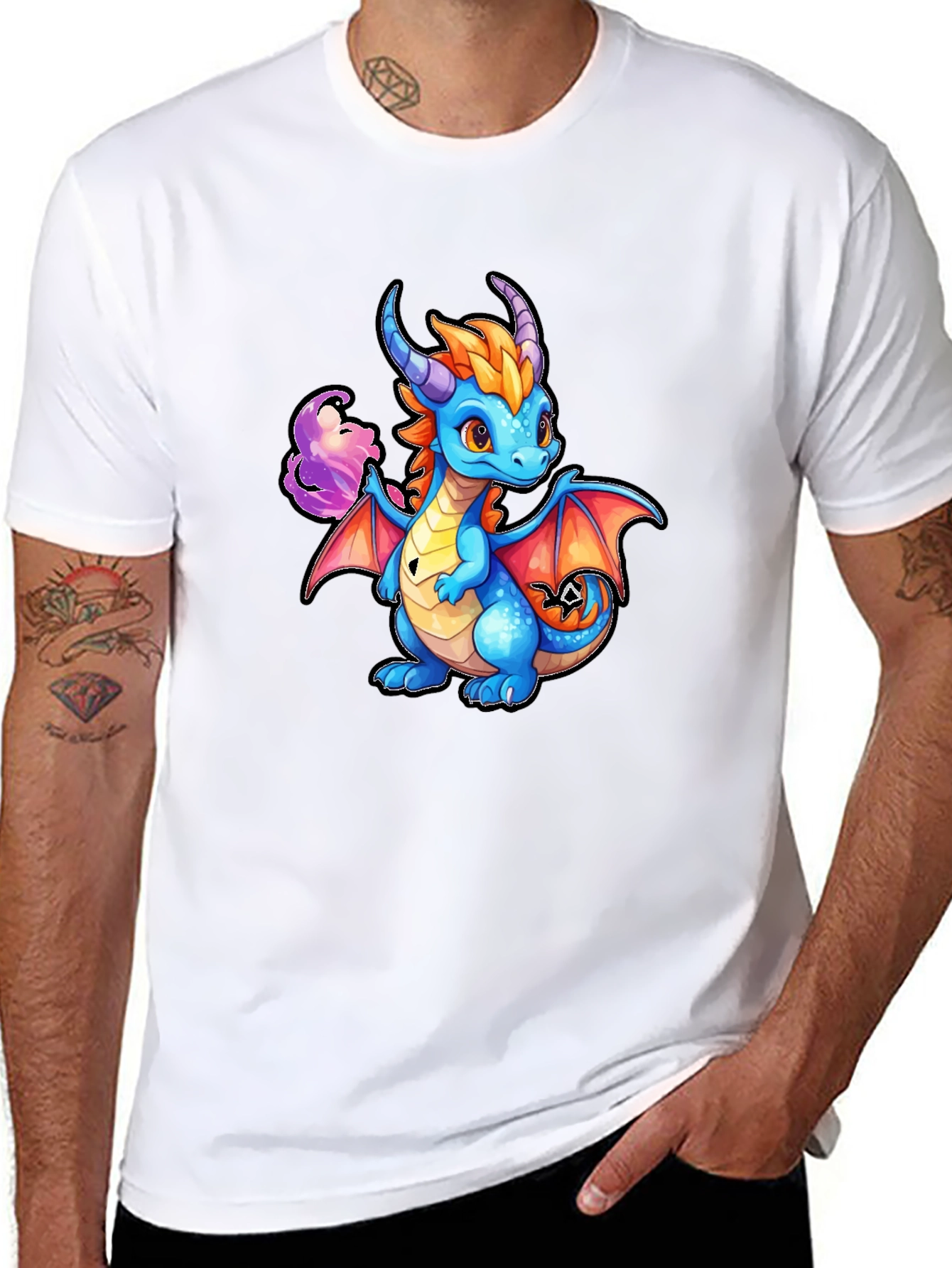 Dragon Graphic Tee - Fun Fantasy Style