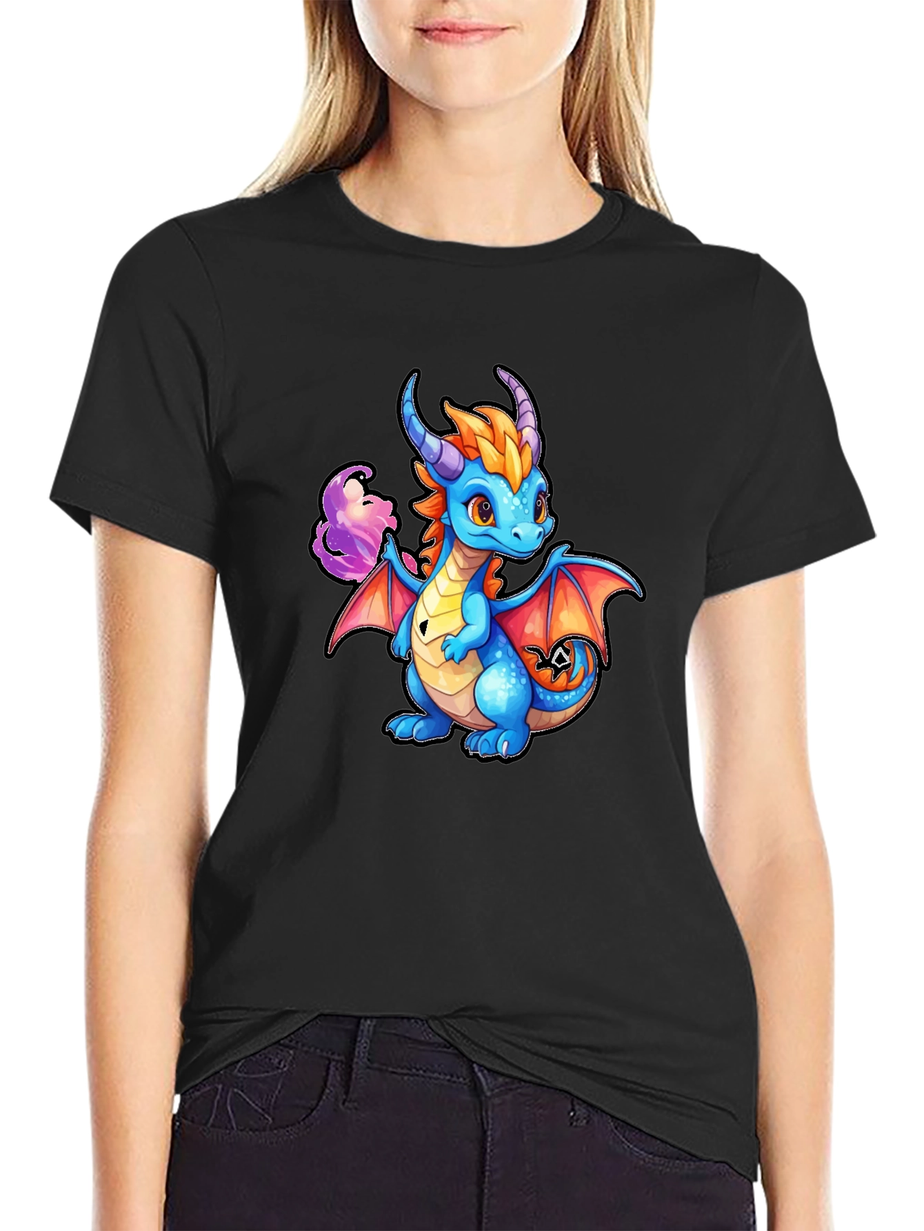 Dragon Graphic Tee - Fun Fantasy Style