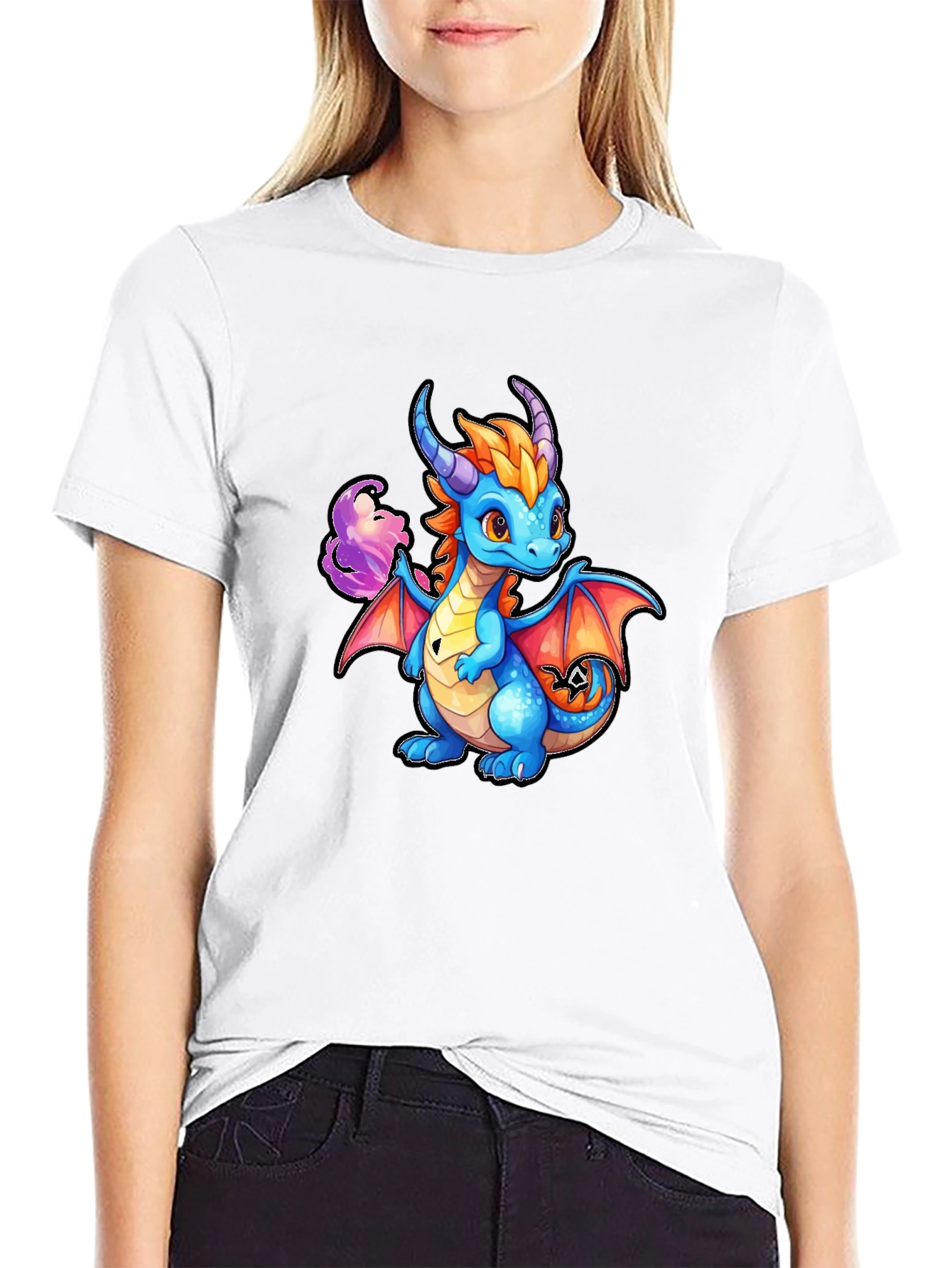 Dragon Graphic Tee - Fun Fantasy Style