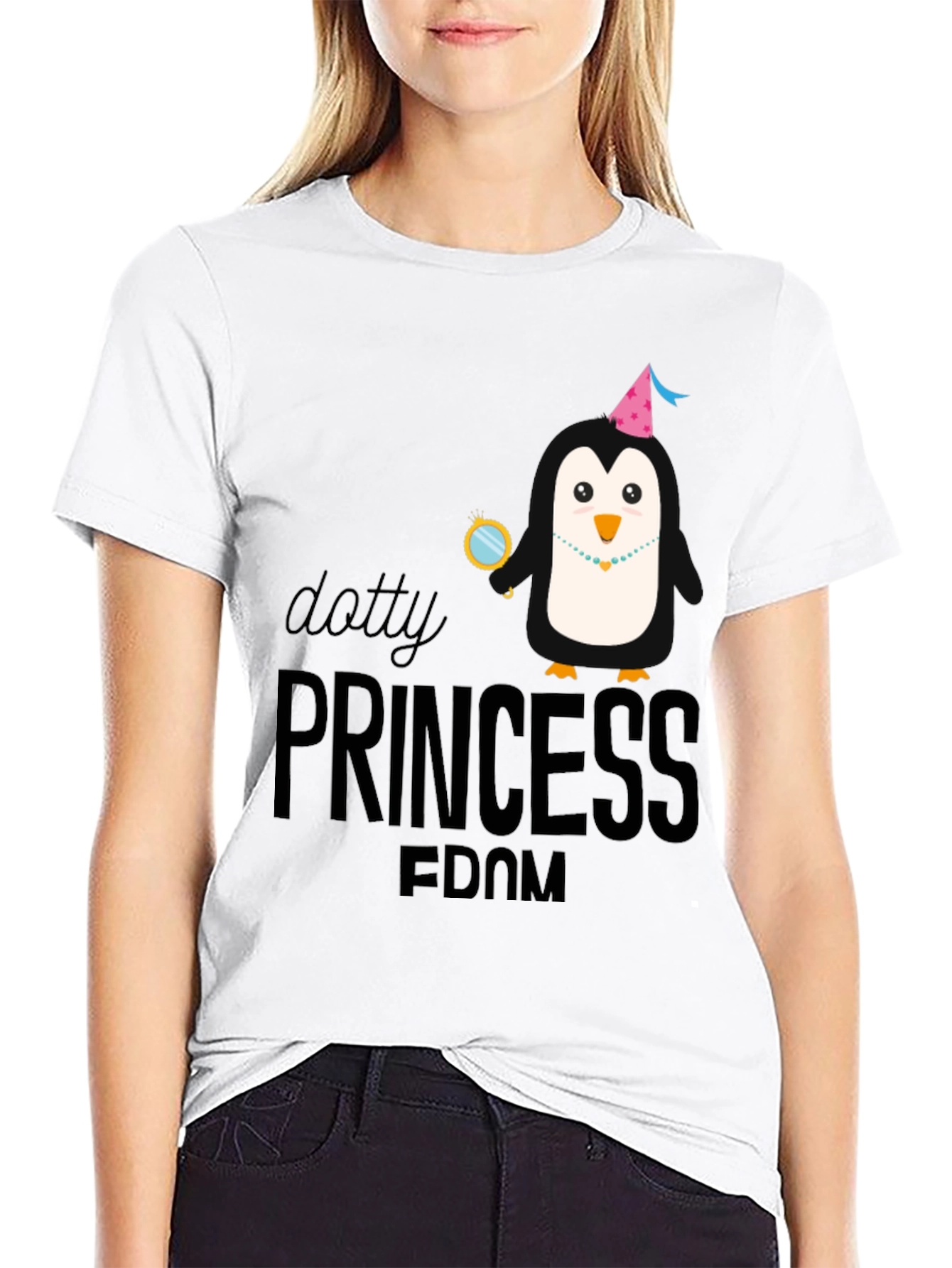 Dotty Princess-dom Black T-Shirt