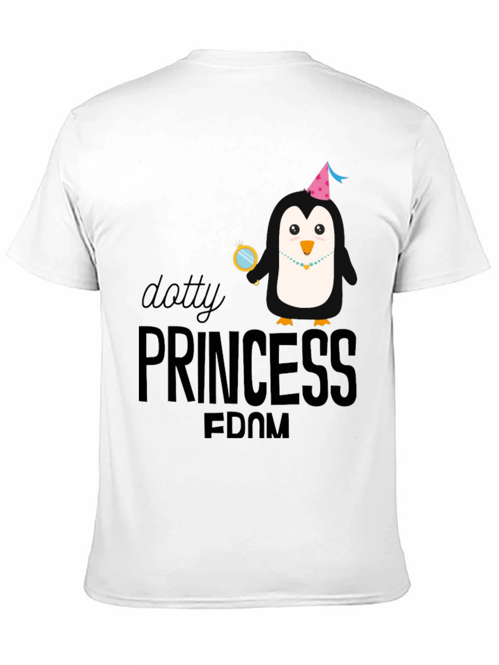 Dotty Princess-dom Black T-Shirt