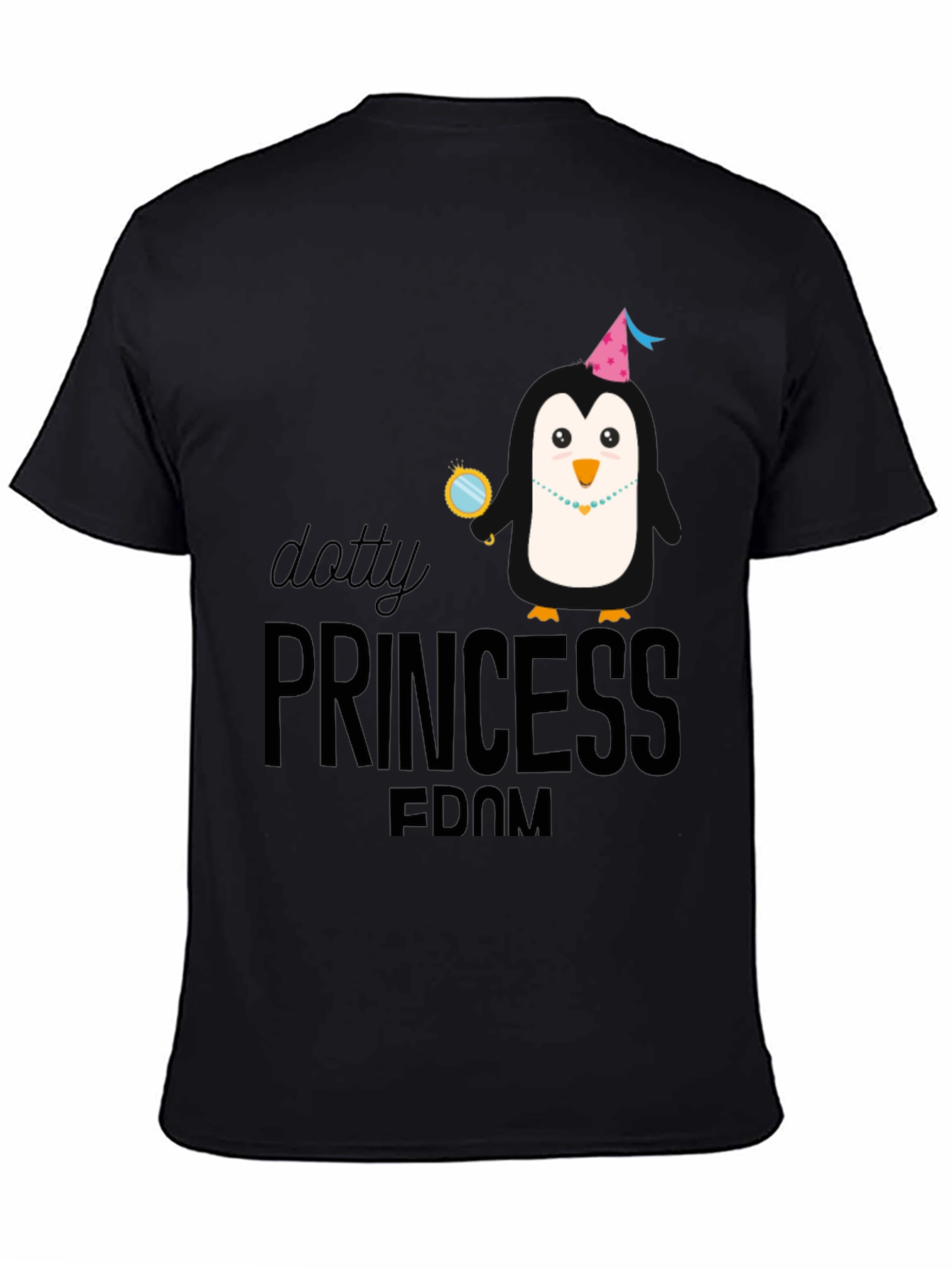 Dotty Princess-dom Black T-Shirt