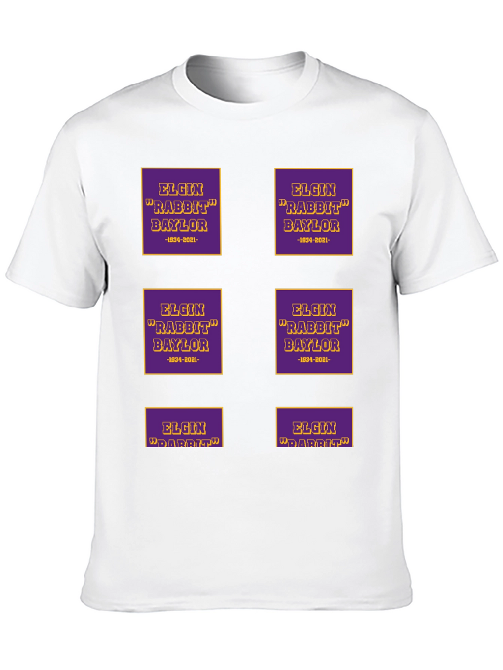Elgin Baylor Tribute T-Shirt