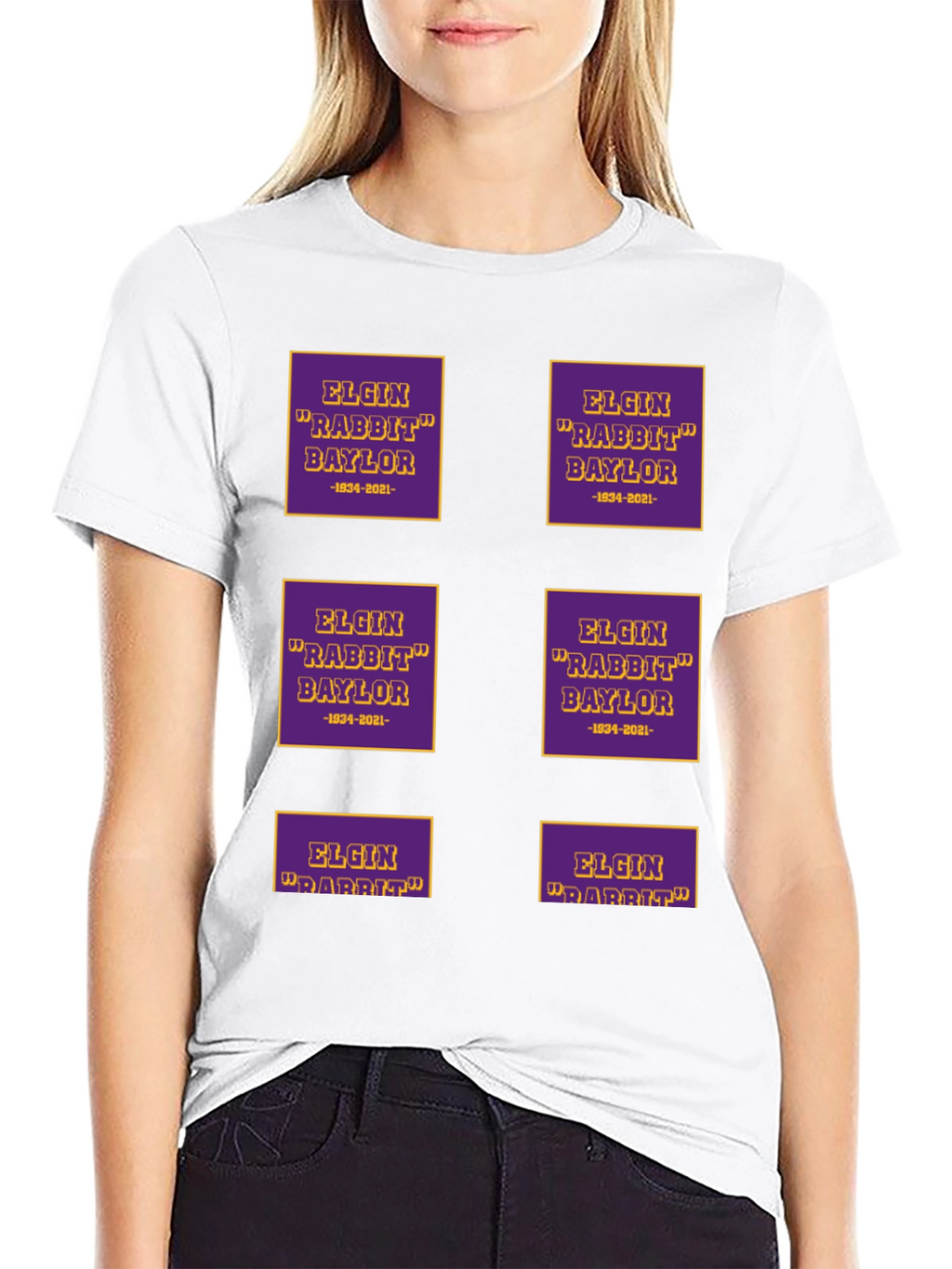 Elgin Baylor Tribute T-Shirt