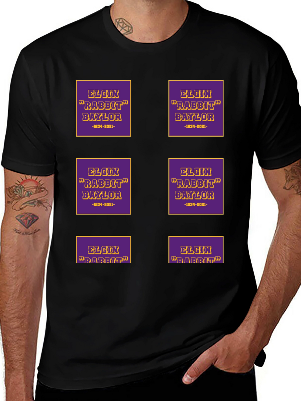Elgin Baylor Tribute T-Shirt