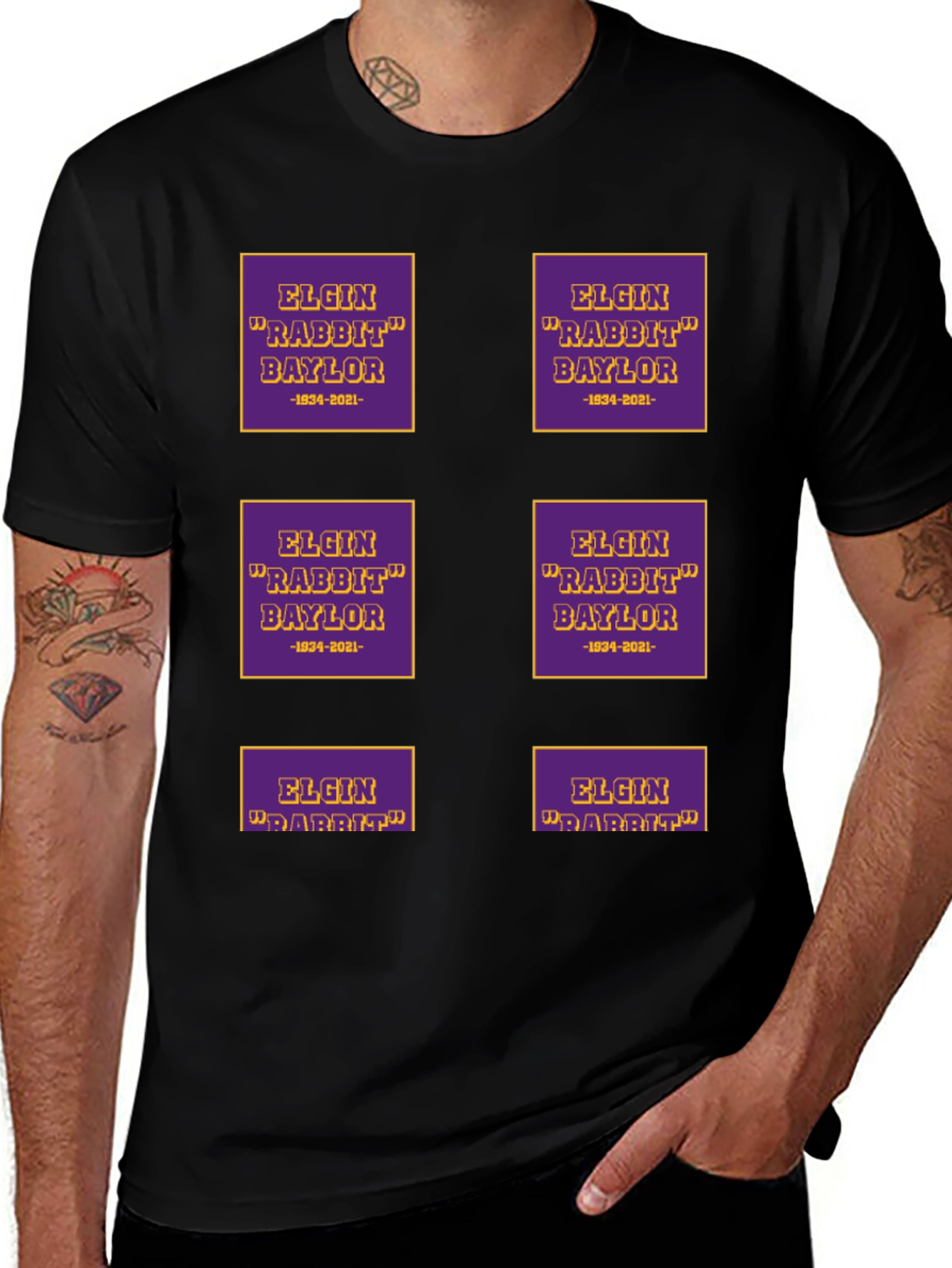 Elgin Baylor Tribute T-Shirt