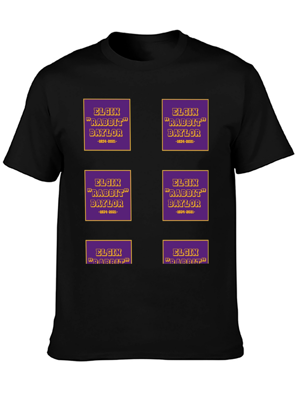Elgin Baylor Tribute T-Shirt