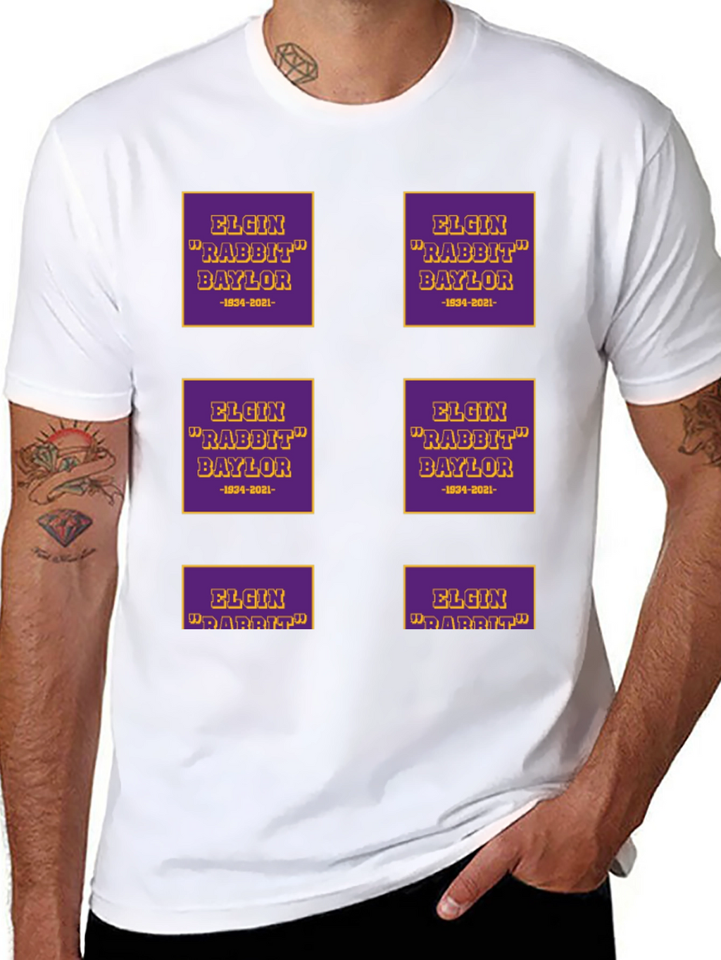 Elgin Baylor Tribute T-Shirt