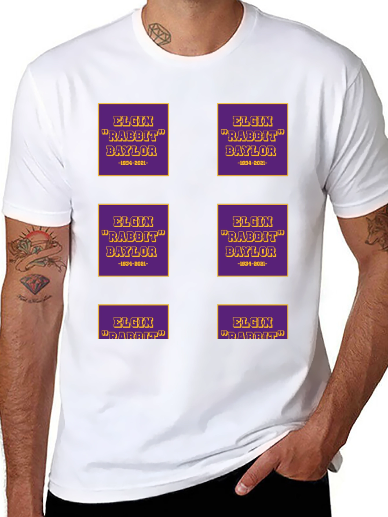 Elgin Baylor Tribute T-Shirt
