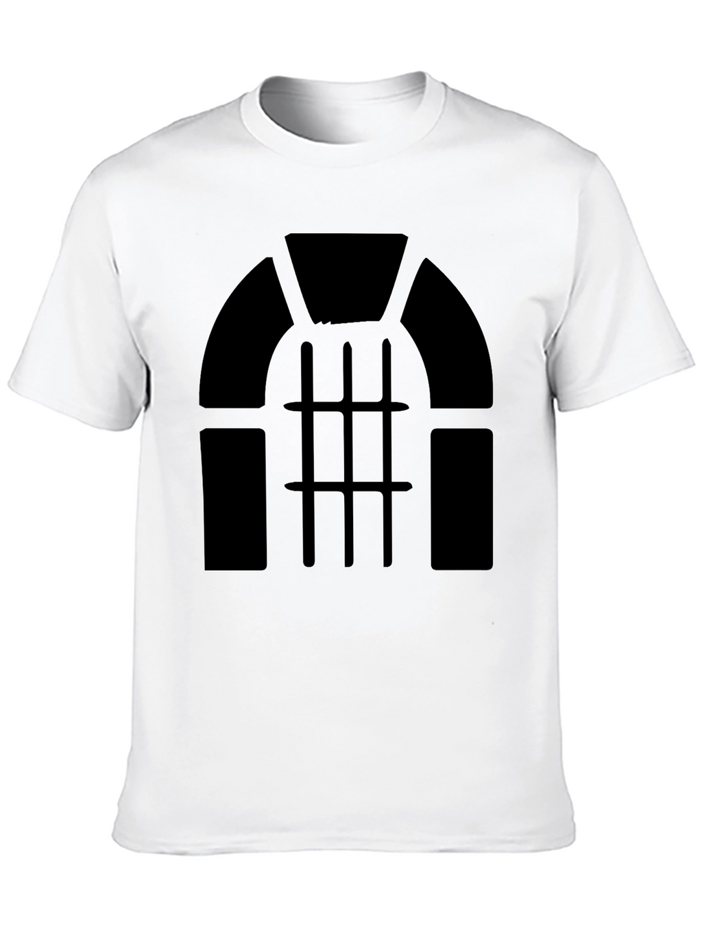 Jukebox Graphic Print Black T-Shirt for Men