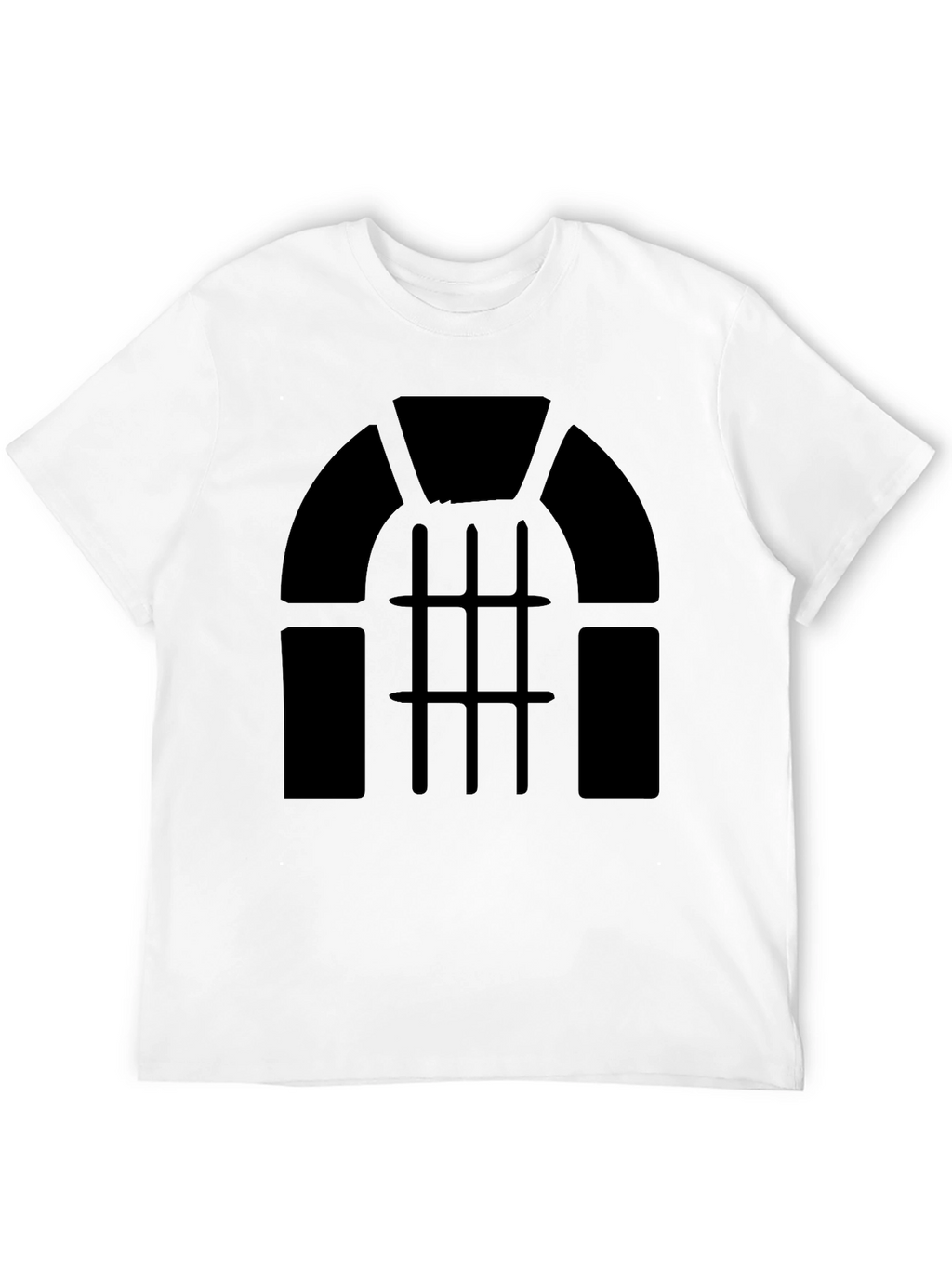Jukebox Graphic Print Black T-Shirt for Men