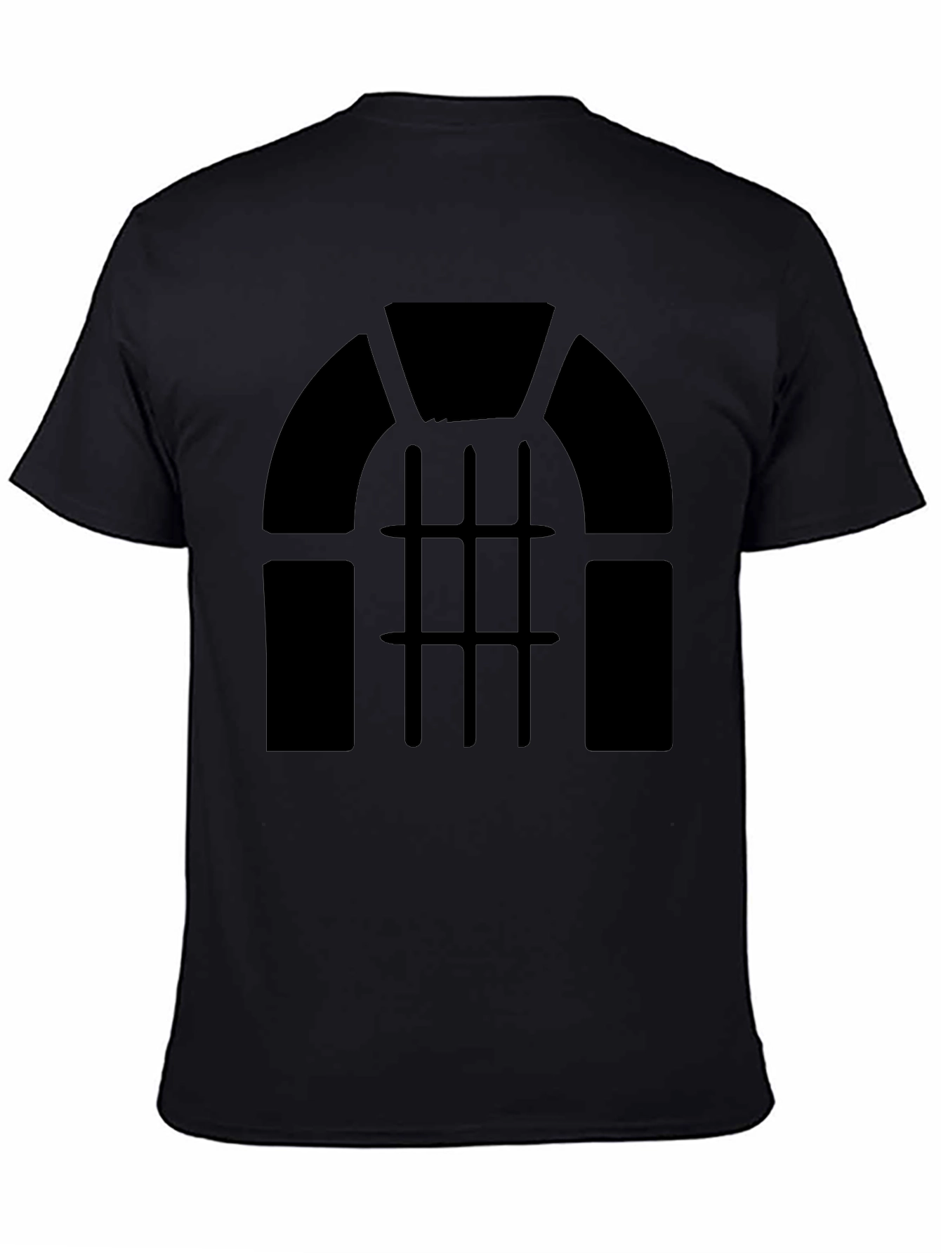 Jukebox Graphic Print Black T-Shirt for Men
