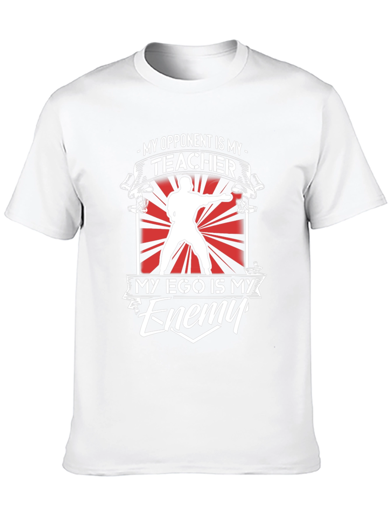 Martial Arts T-Shirt: Opponent Teacher Ego Enemy
