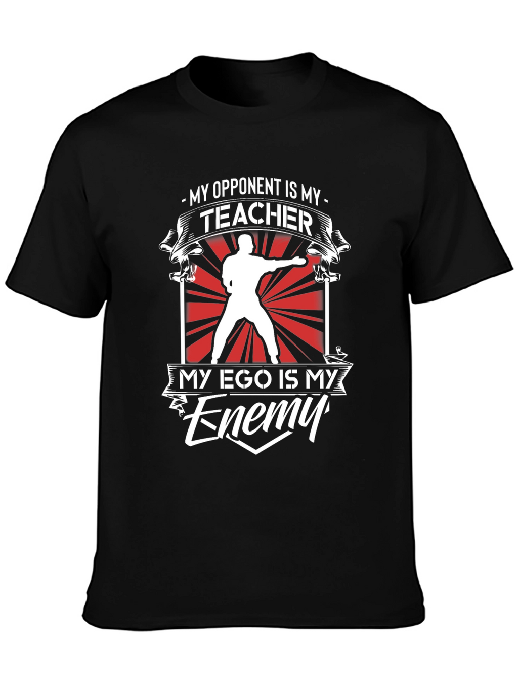 Martial Arts T-Shirt: Opponent Teacher Ego Enemy