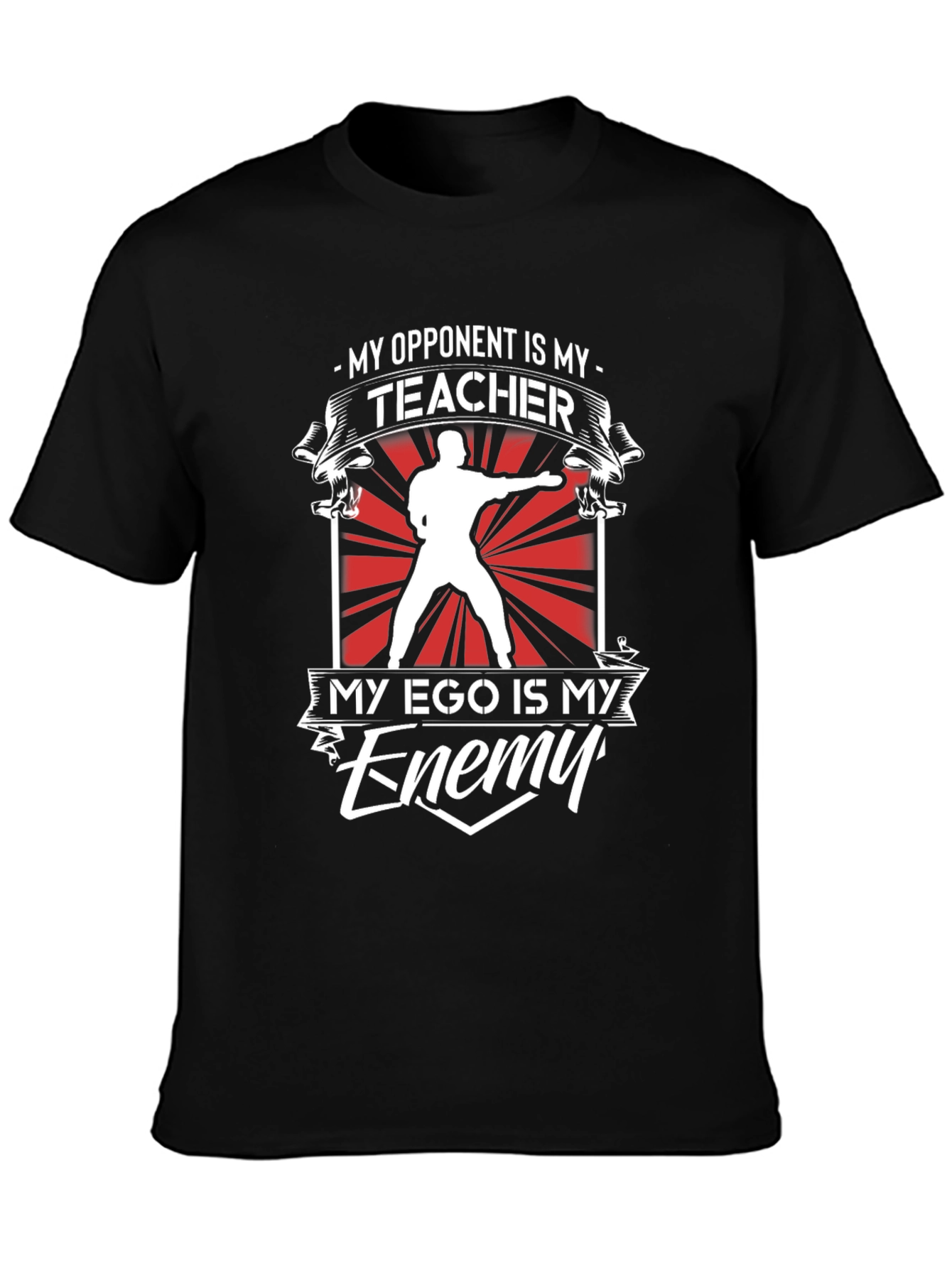 Martial Arts T-Shirt: Opponent Teacher Ego Enemy