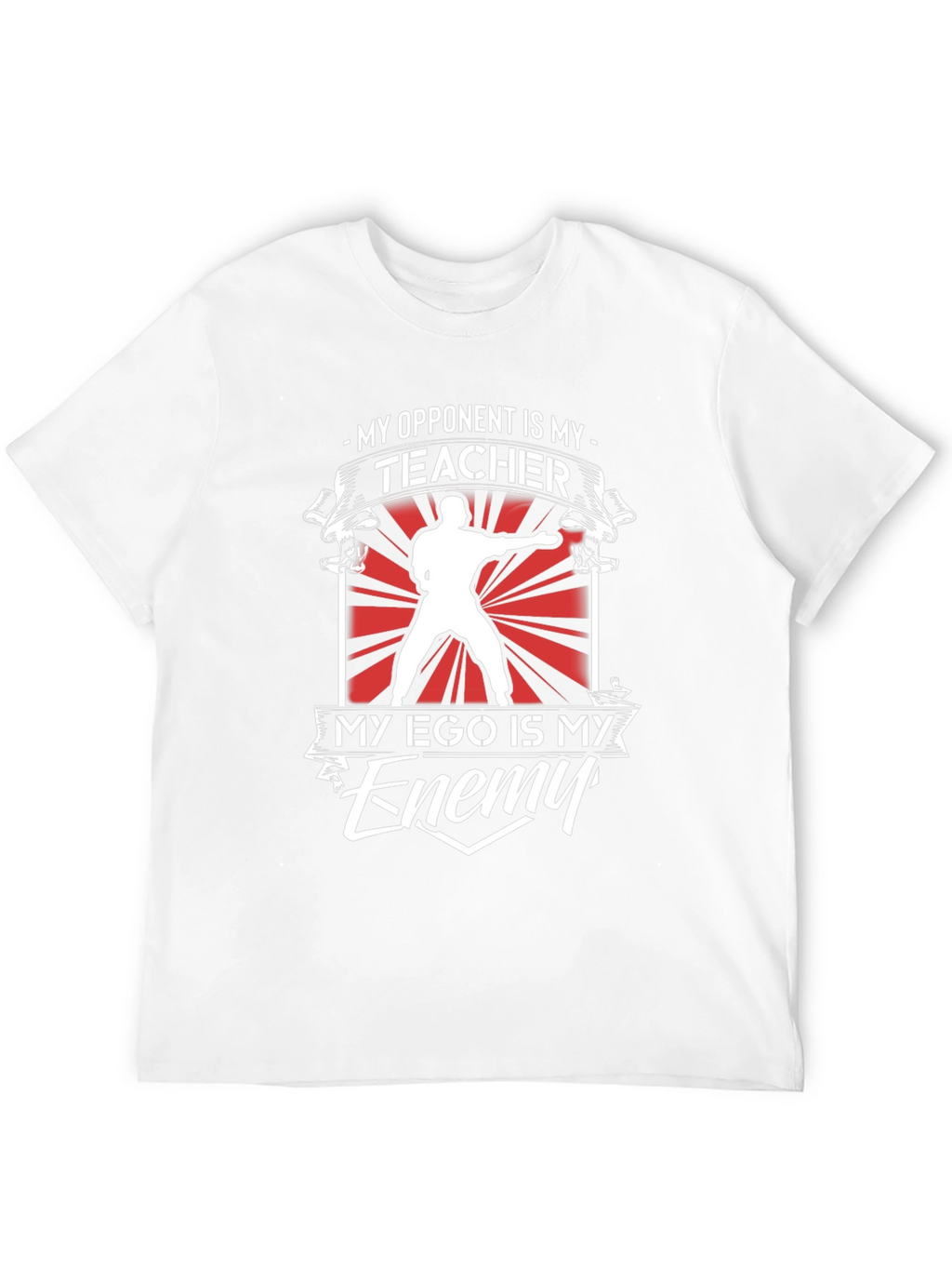Martial Arts T-Shirt: Opponent Teacher Ego Enemy