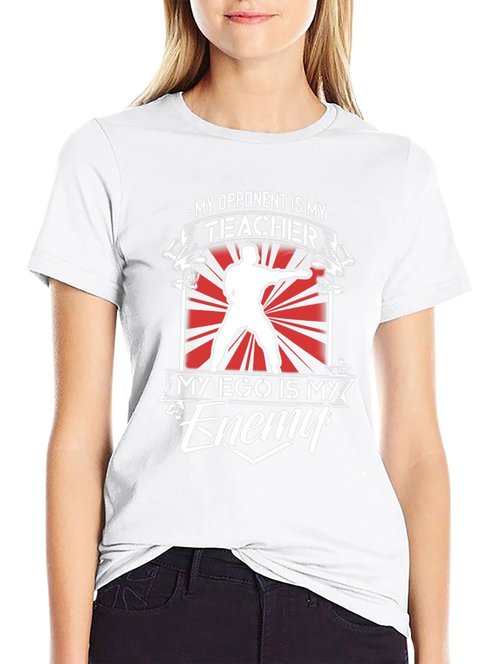 Martial Arts T-Shirt: Opponent Teacher Ego Enemy