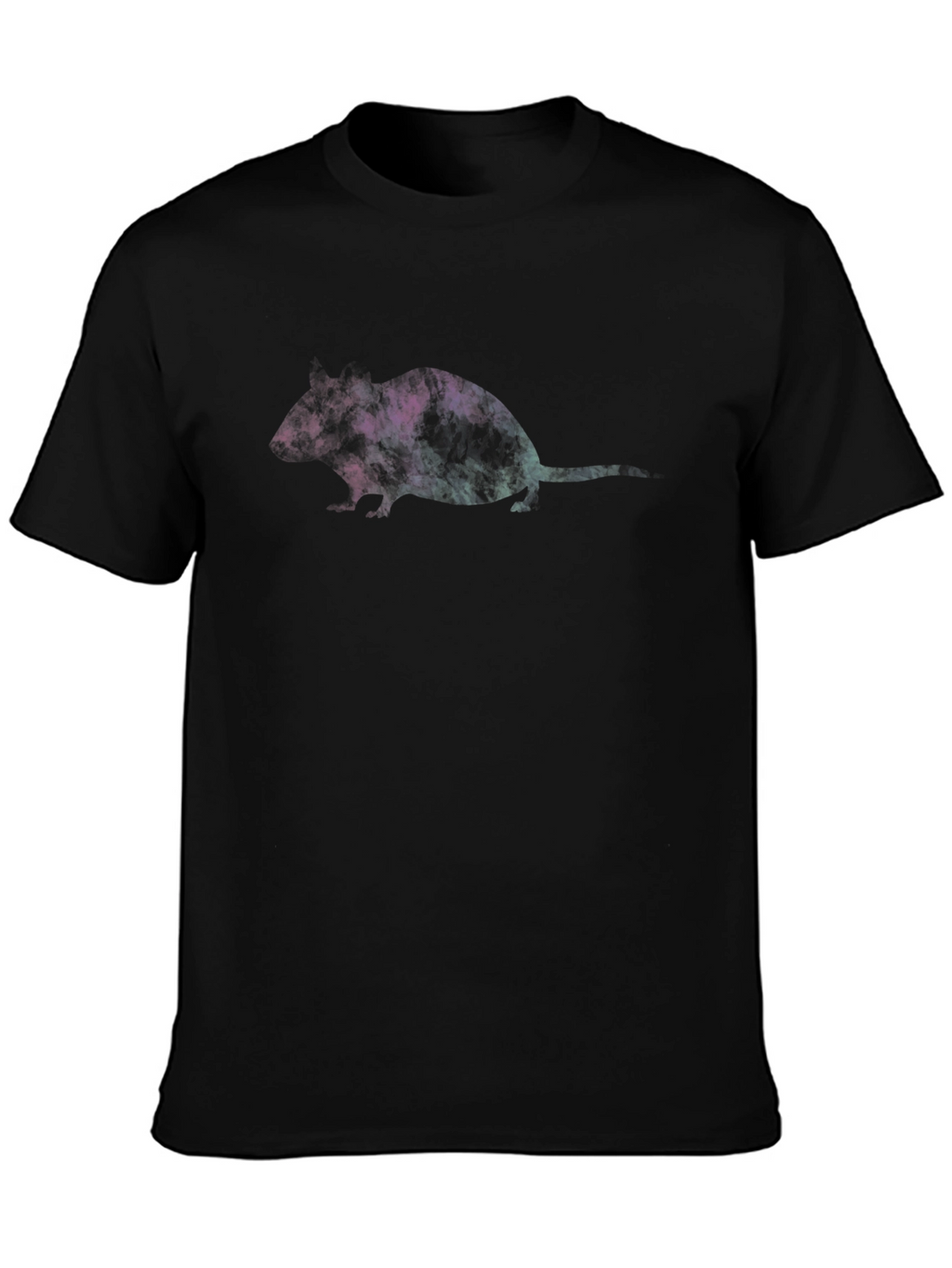 Cosmic Rat Graphic T-Shirt - Black