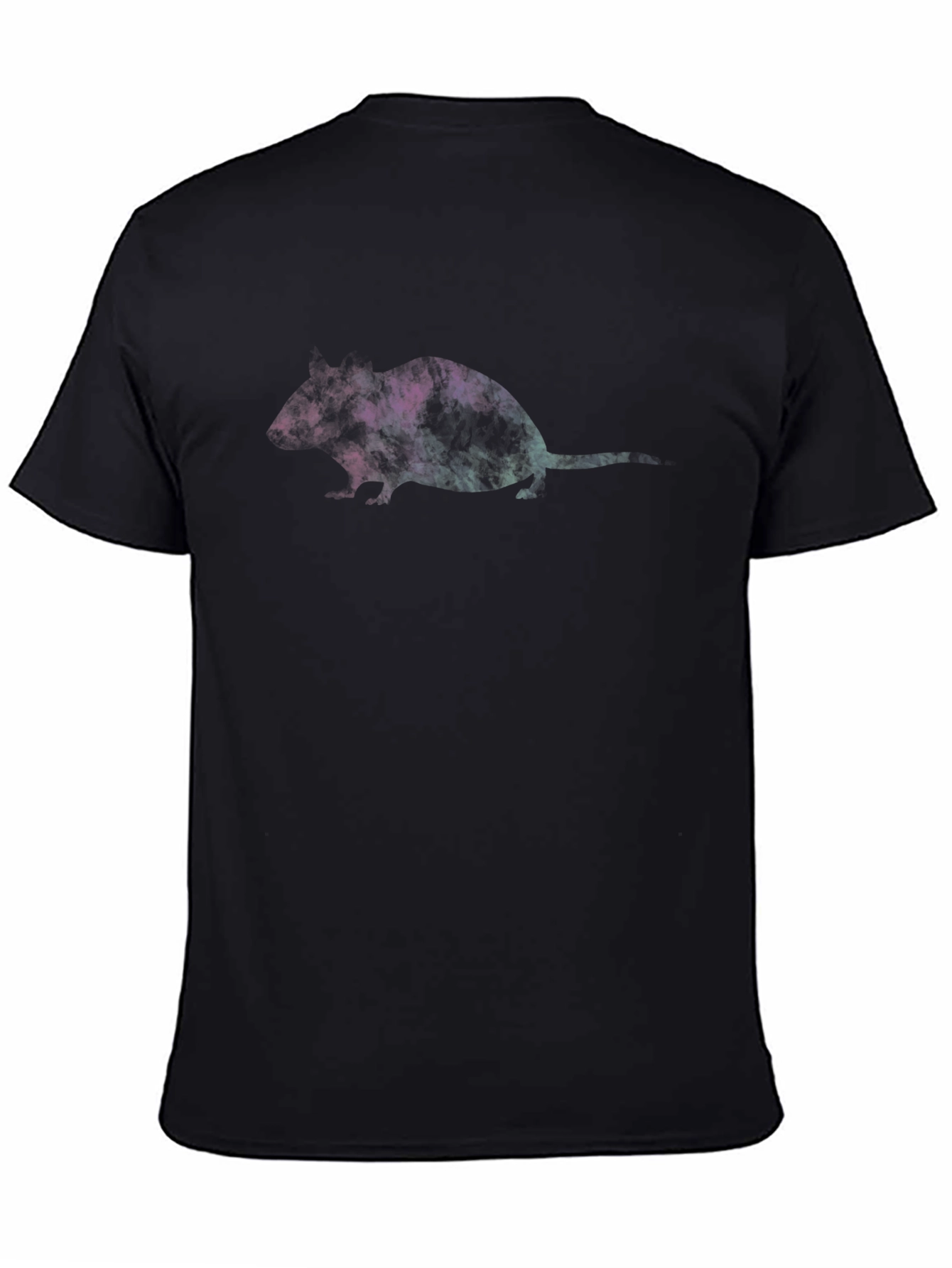 Cosmic Rat Graphic T-Shirt - Black