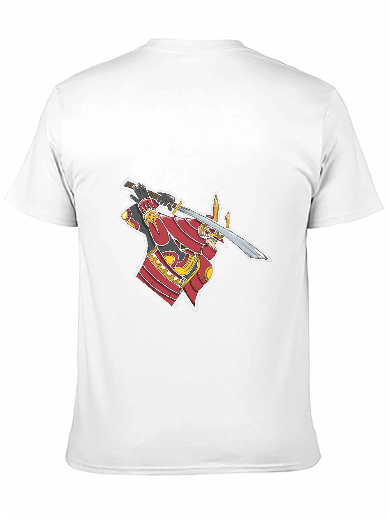 Samurai Graphic T-Shirt - Black Cotton Tee