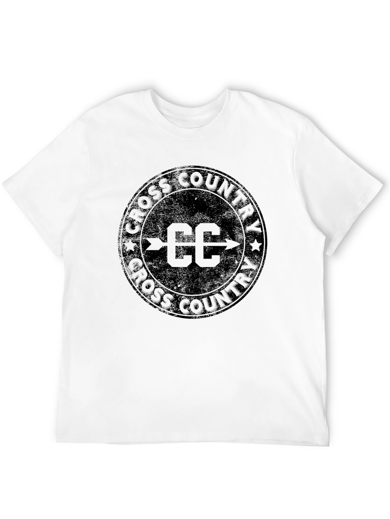 Cross Country CC Graphic T-Shirt - Black