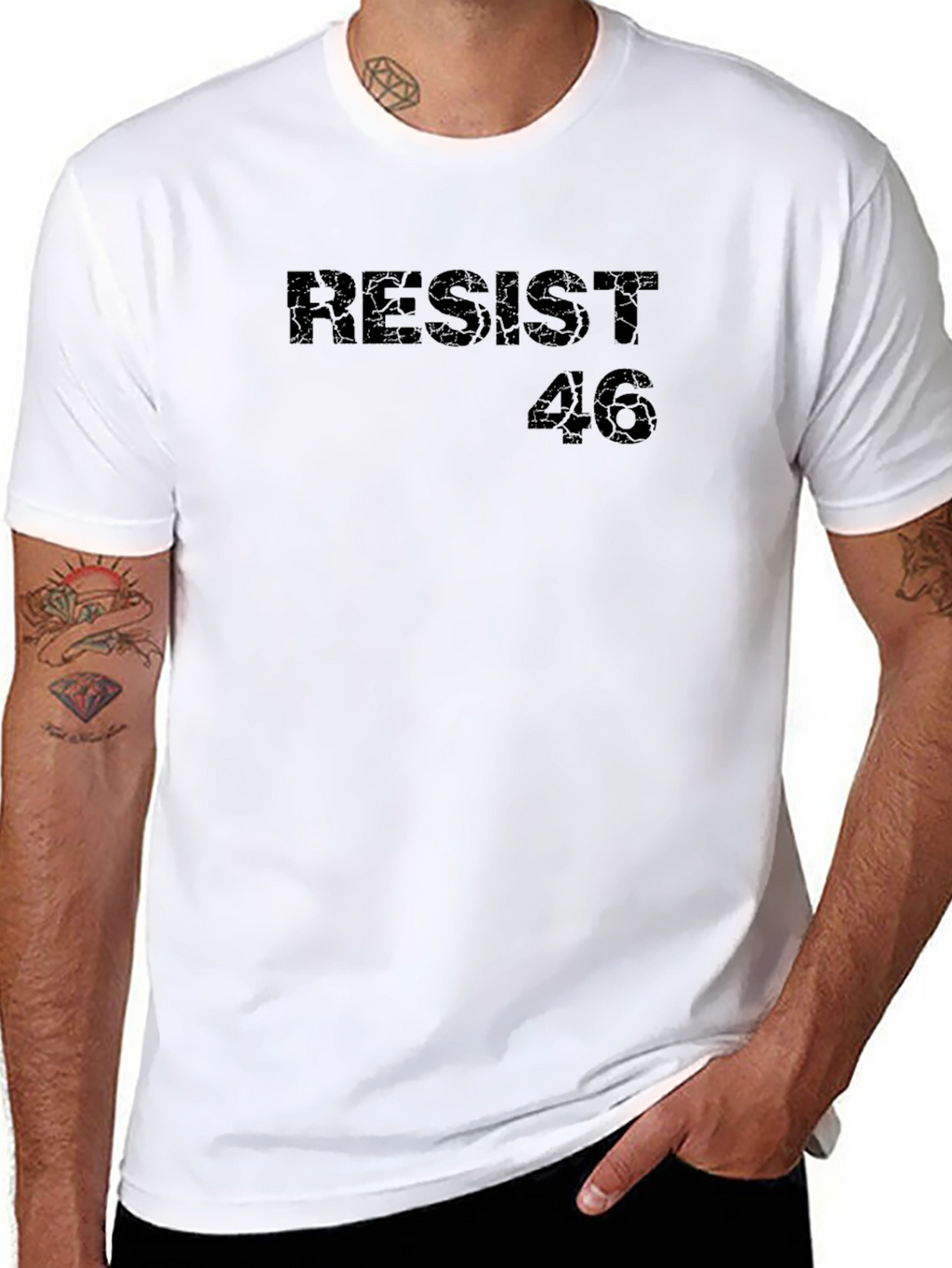 Resist 46 Graphic T-Shirt - Black