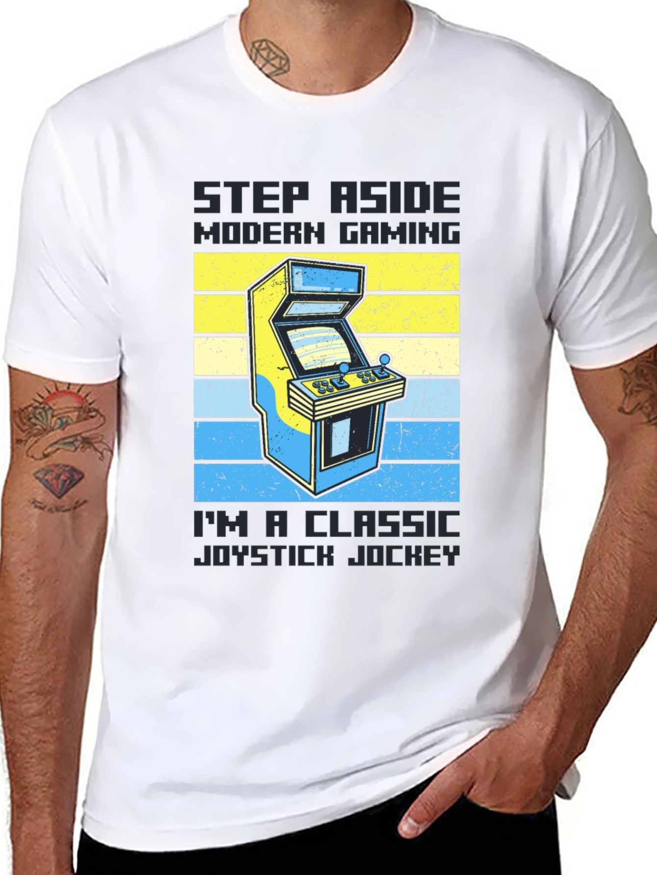 Classic Gamer T-Shirt: Joystick Jockey
