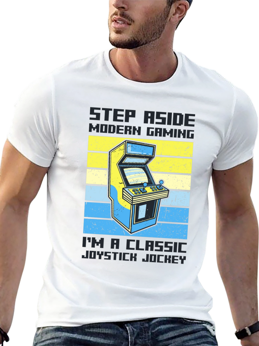 Classic Gamer T-Shirt: Joystick Jockey