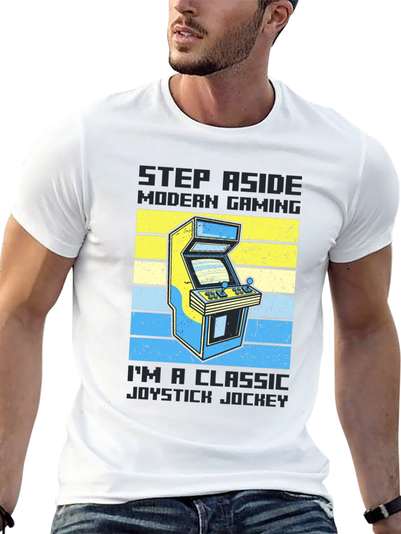 Classic Gamer T-Shirt: Joystick Jockey