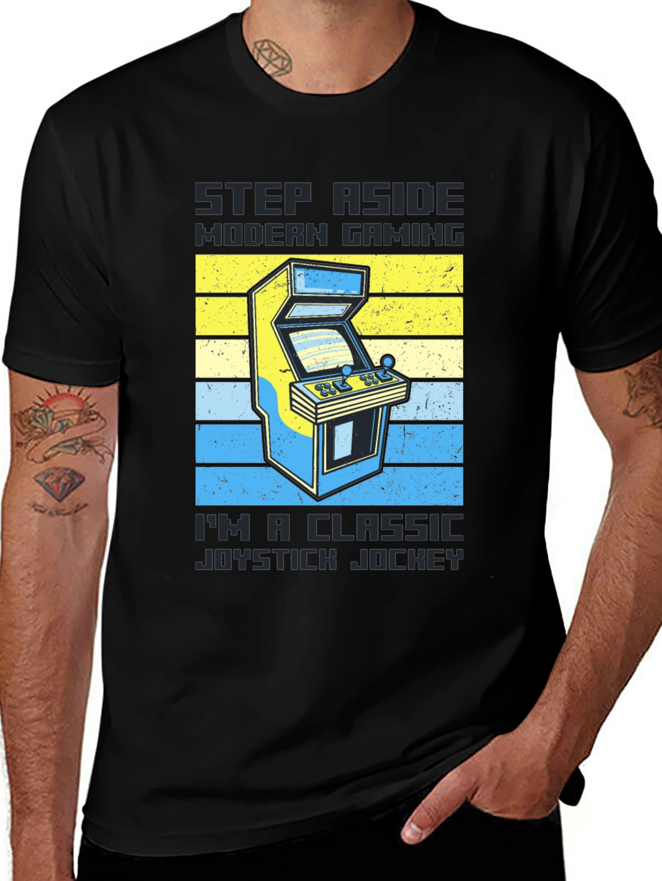 Classic Gamer T-Shirt: Joystick Jockey