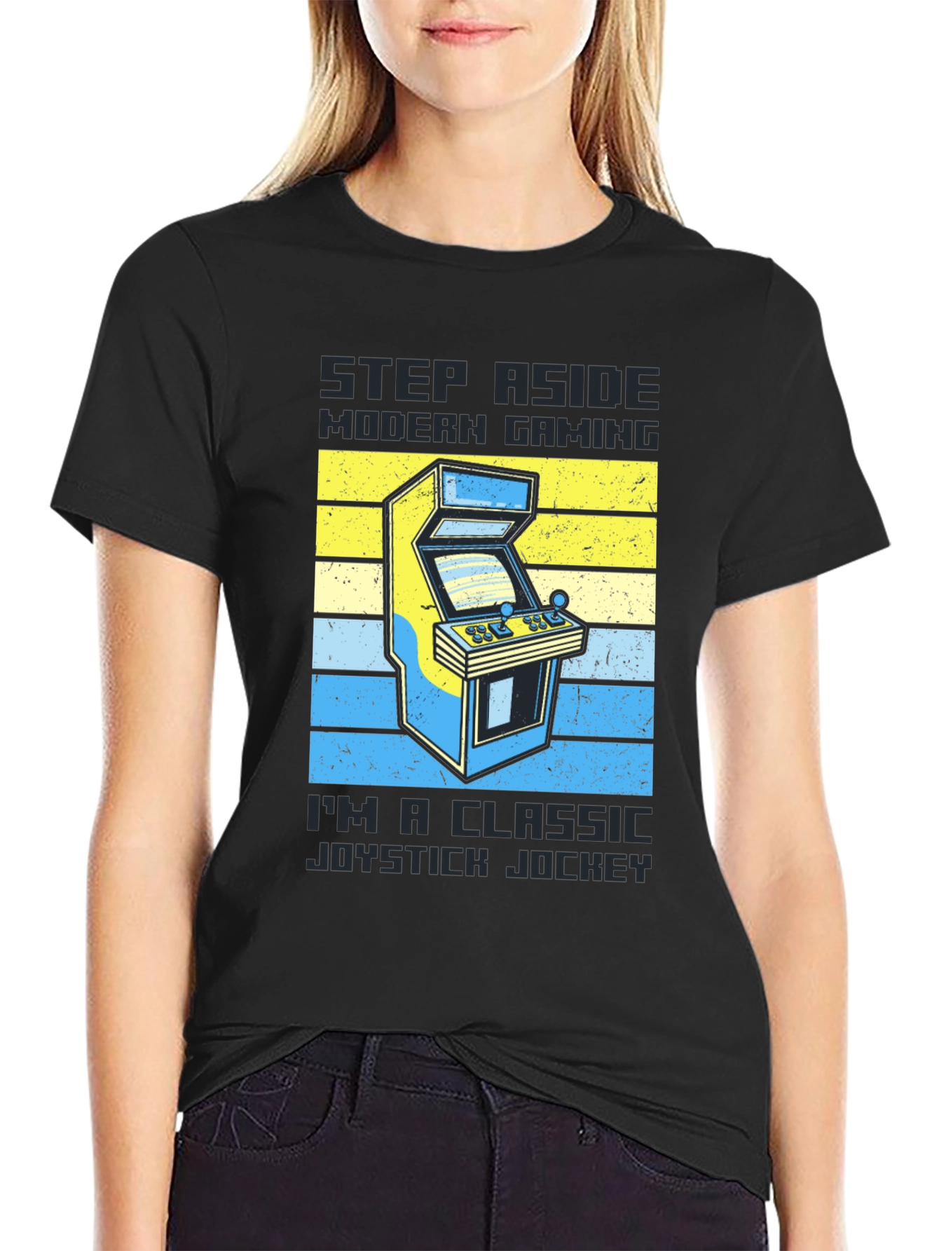 Classic Gamer T-Shirt: Joystick Jockey