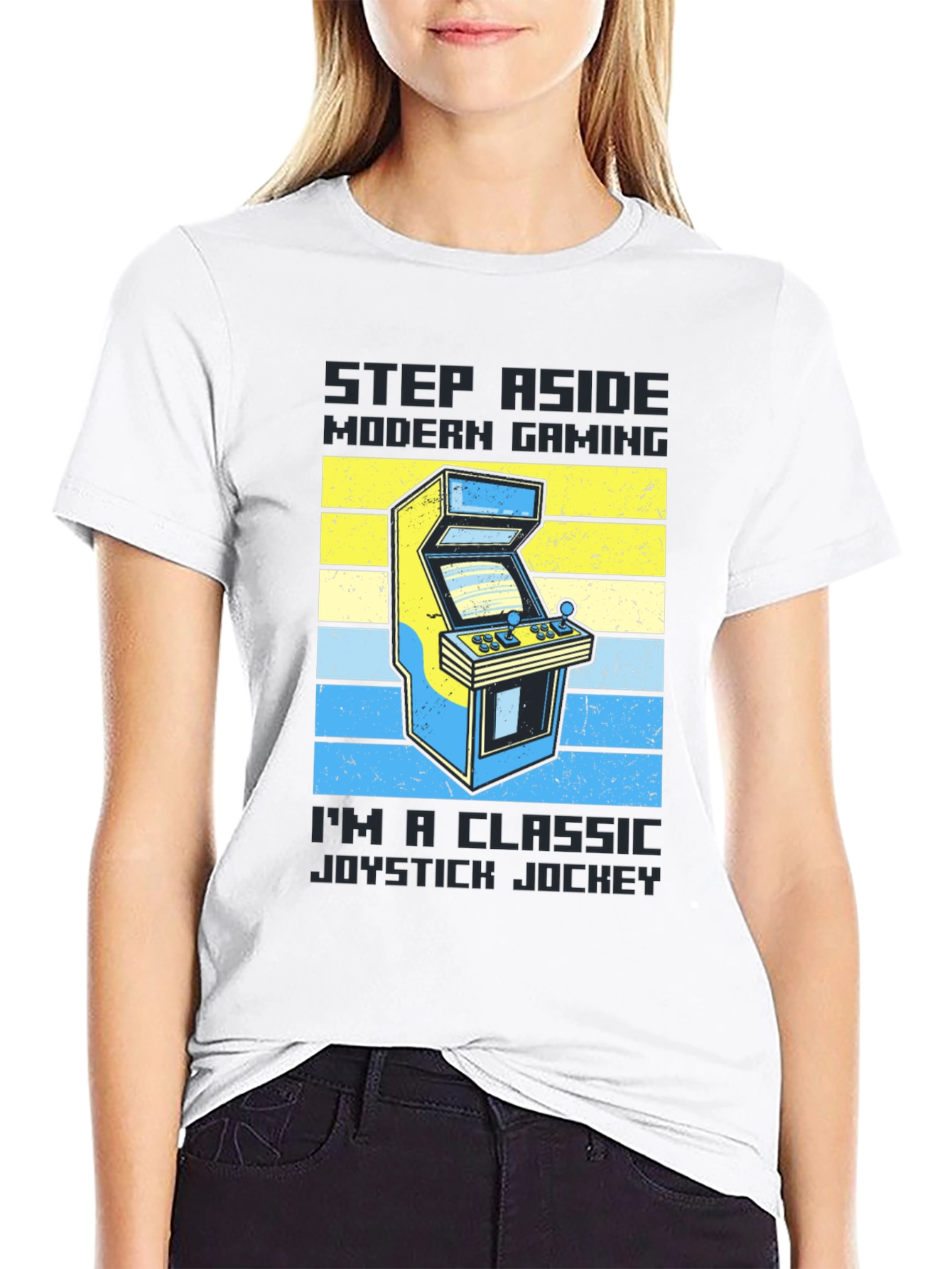 Classic Gamer T-Shirt: Joystick Jockey
