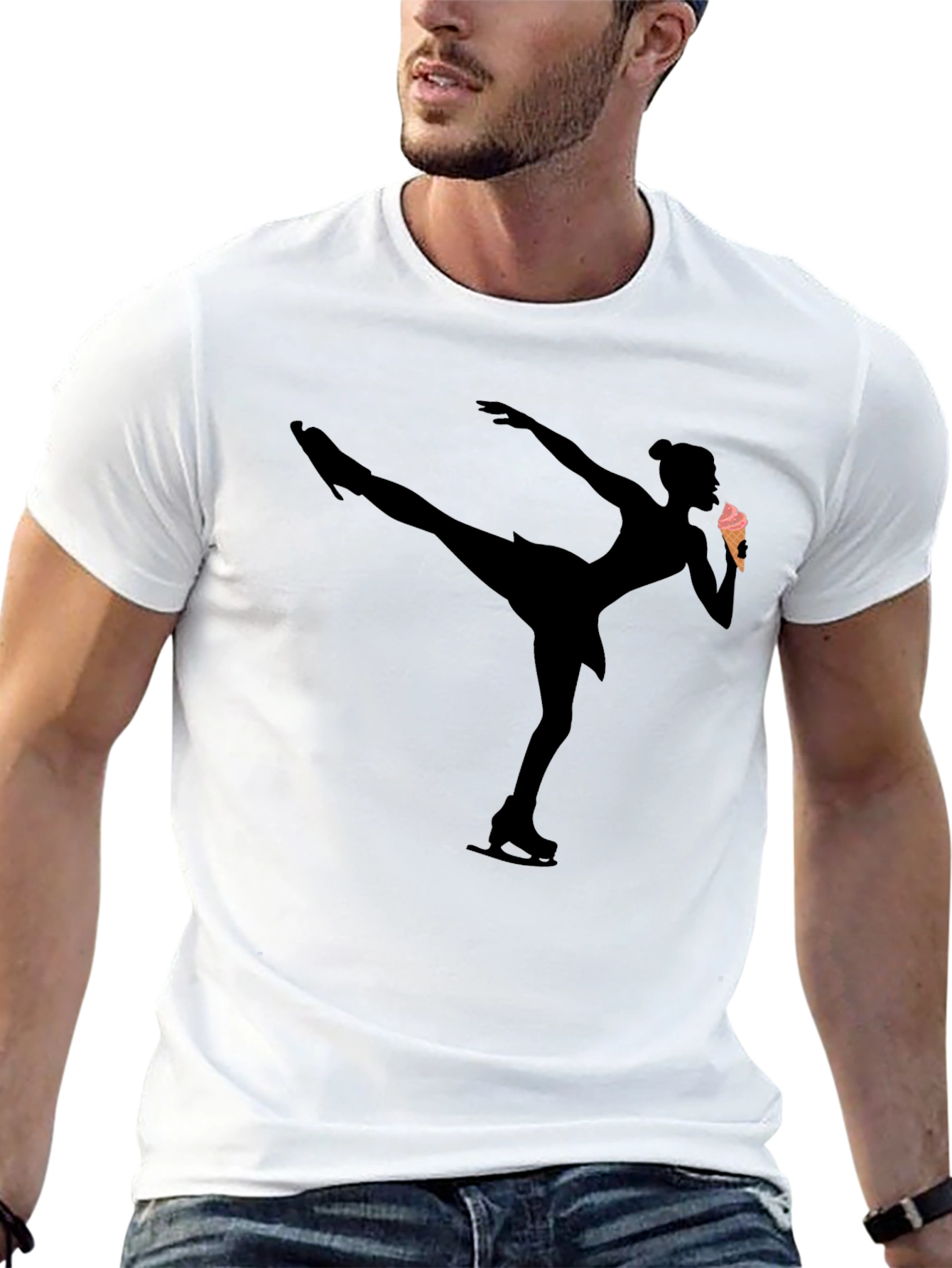 Ice Skating Ice Cream T-Shirt