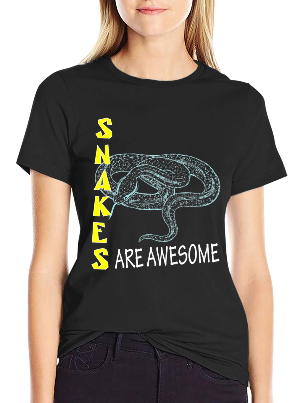 Snakes are Awesome Graphic T-Shirt