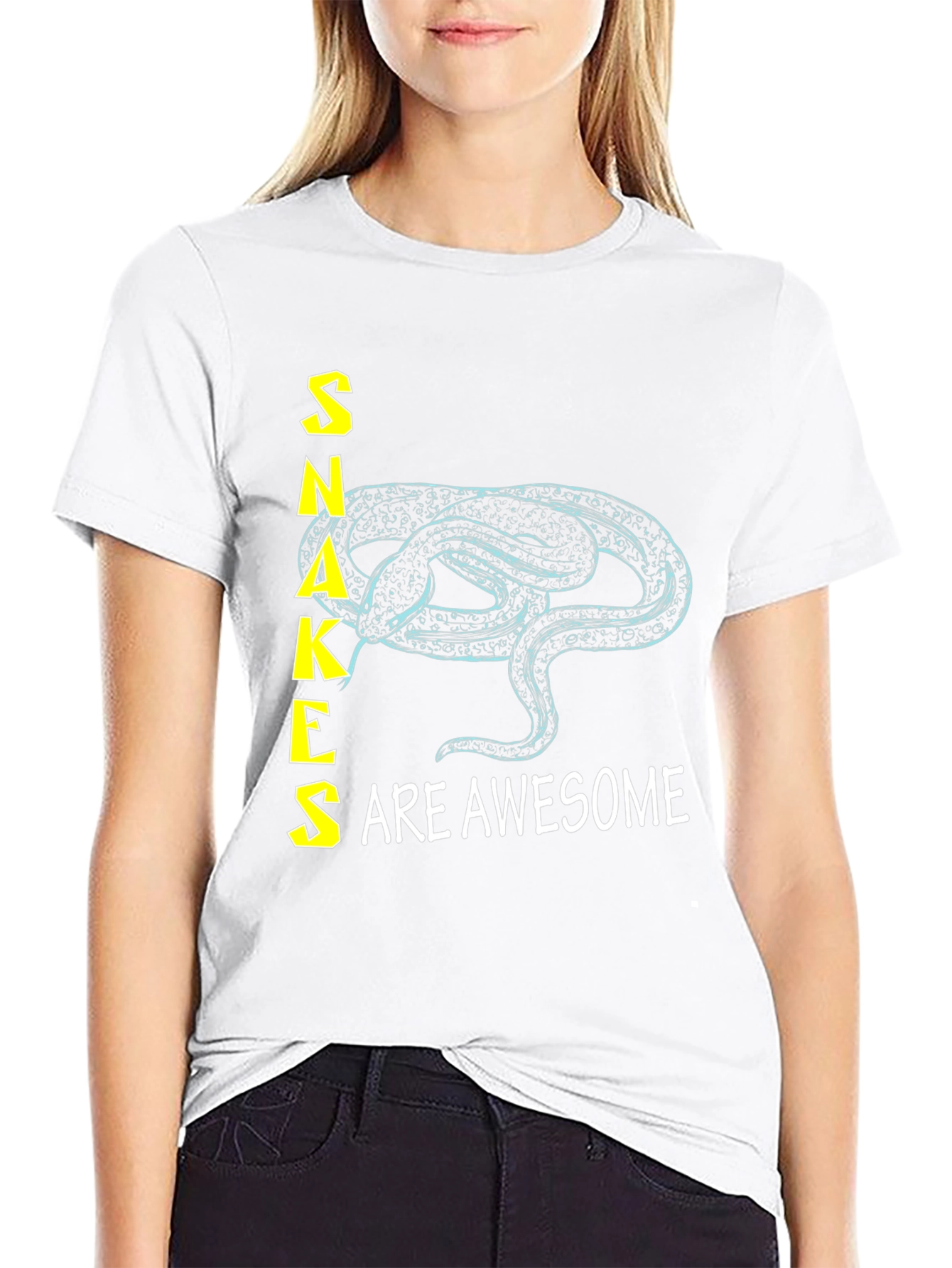 Snakes are Awesome Graphic T-Shirt