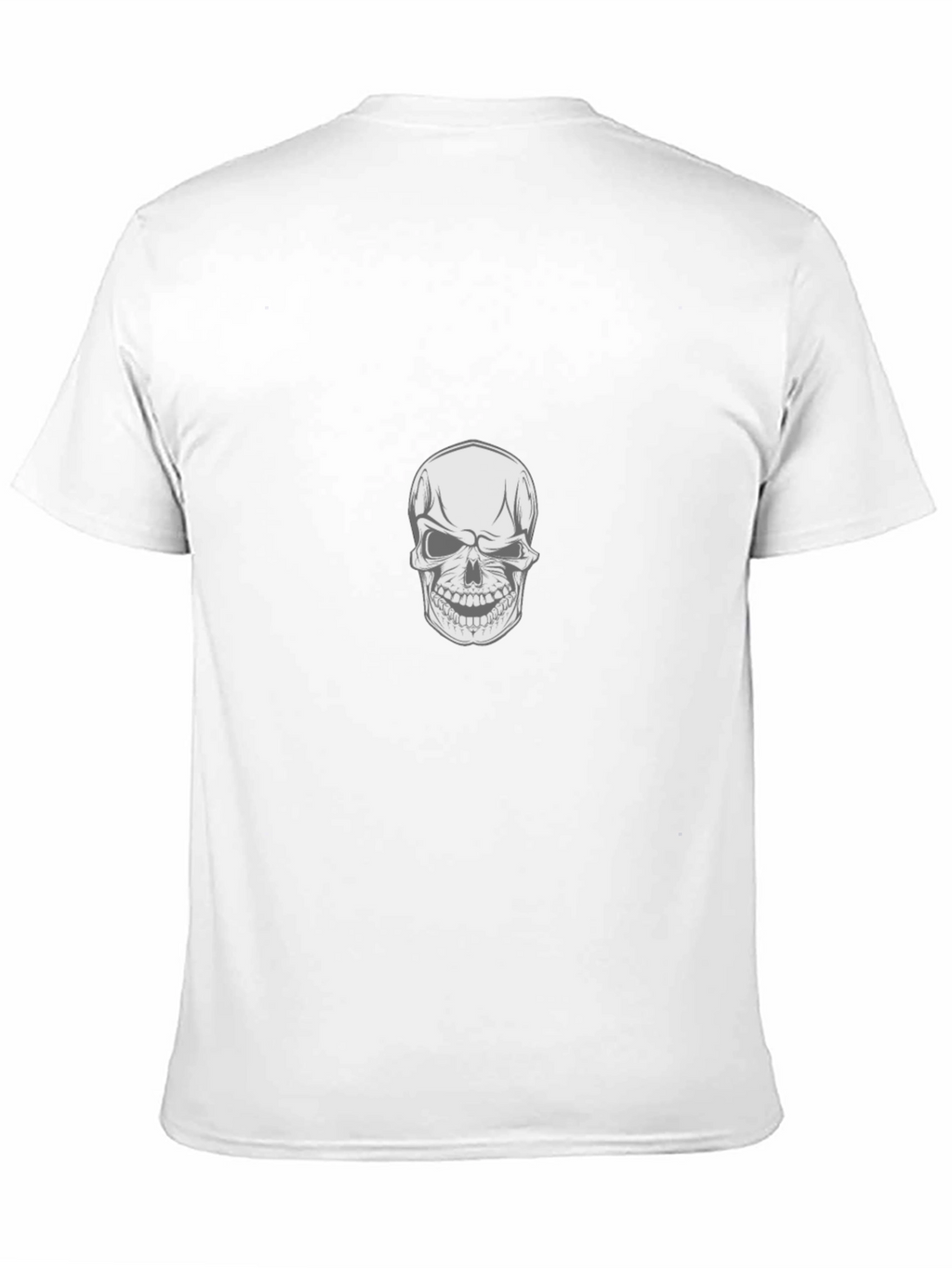 Skull Graphic Print Black T-Shirt