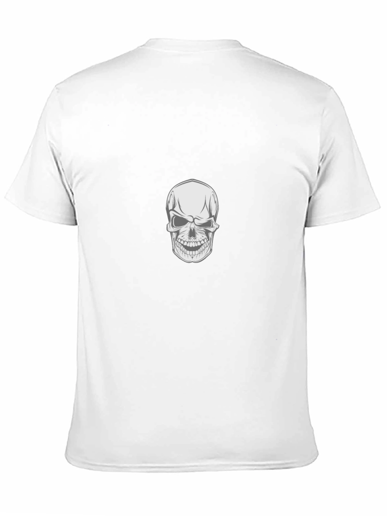 Skull Graphic Print Black T-Shirt