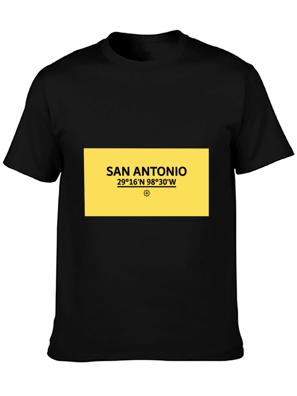 San Antonio Coordinates Graphic T-Shirt