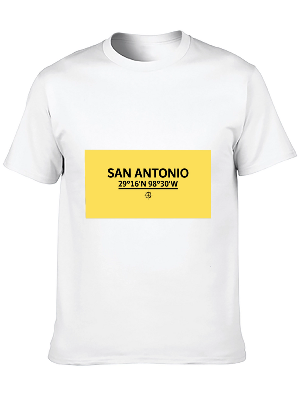 San Antonio Coordinates Graphic T-Shirt