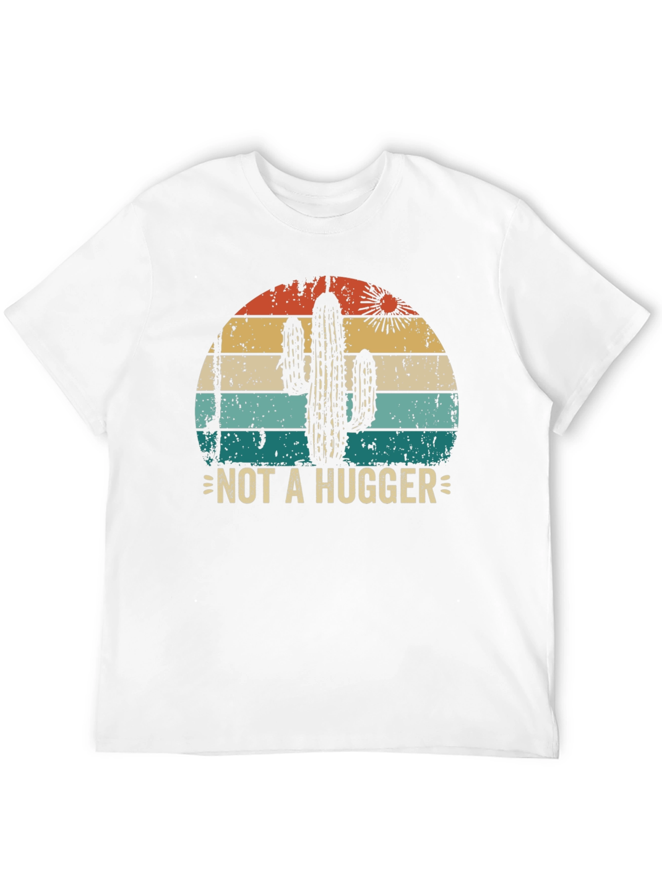 Not A Hugger Cactus Graphic Tee