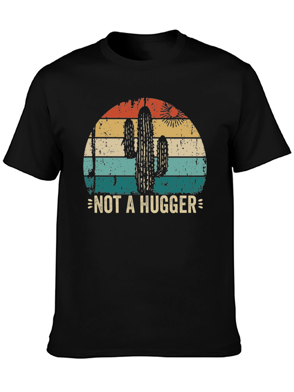 Not A Hugger Cactus Graphic Tee