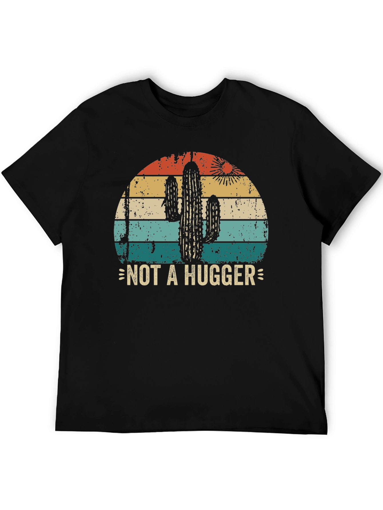 Not A Hugger Cactus Graphic Tee